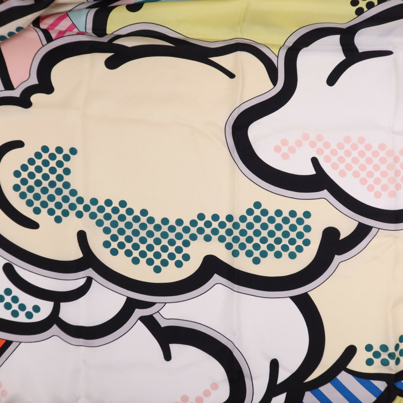 HERMES 絲質Scarf 140X140絲巾Multicolor-15