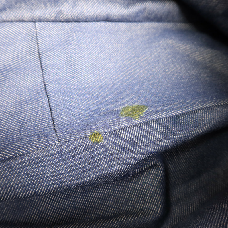 CELINE 牛仔布/皮革Macadam Hand Bag金扣手挽袋-17