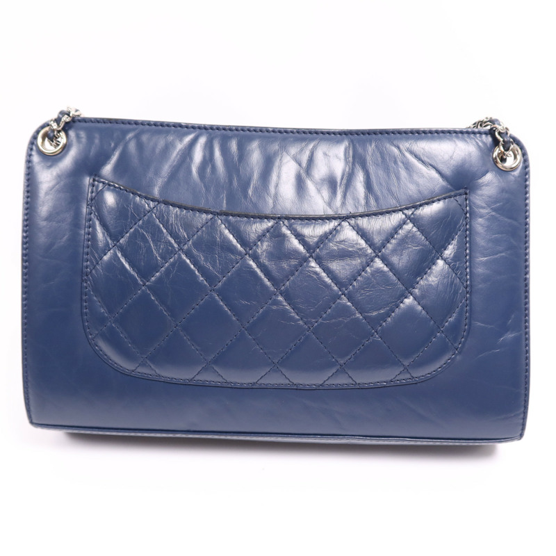 CHANEL 牛皮皮革Shoulder Bag銀扣鏈帶肩背袋-1