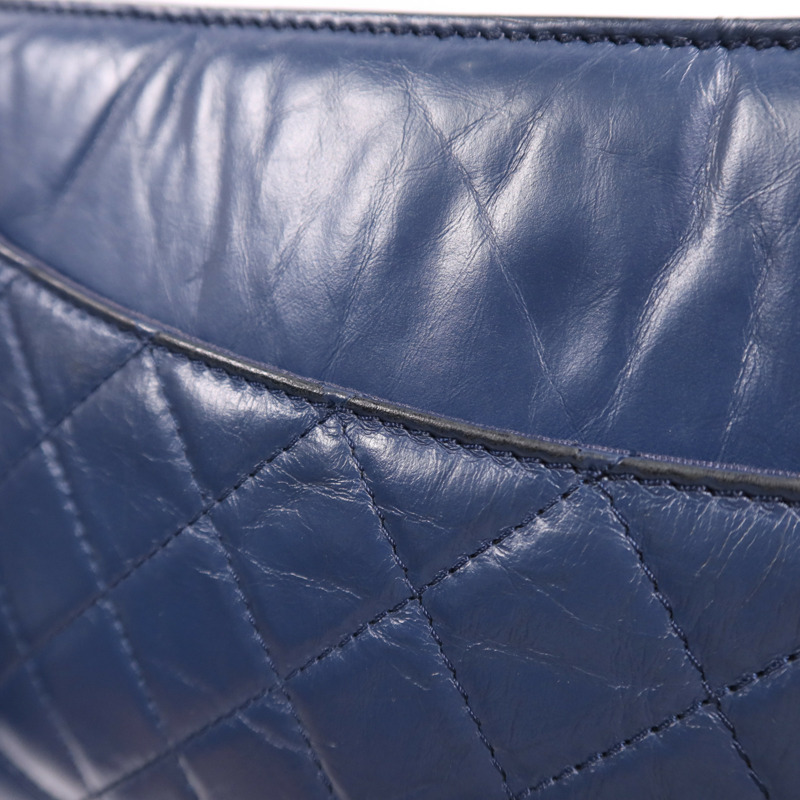 CHANEL 牛皮皮革Shoulder Bag銀扣鏈帶肩背袋-10