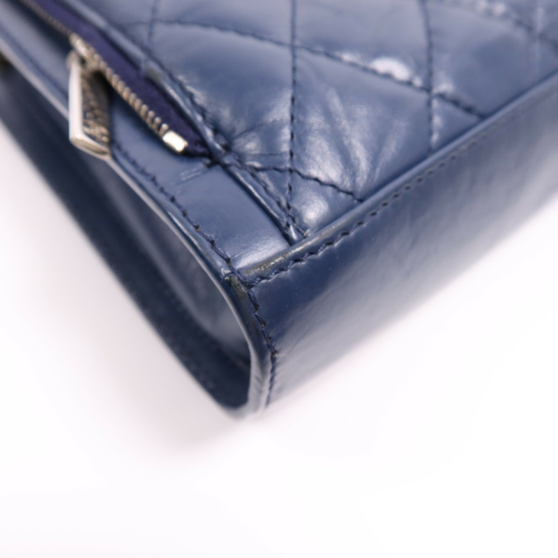 CHANEL 牛皮皮革Shoulder Bag銀扣鏈帶肩背袋-13