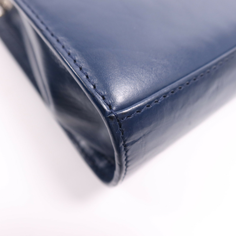 CHANEL 牛皮皮革Shoulder Bag銀扣鏈帶肩背袋-15