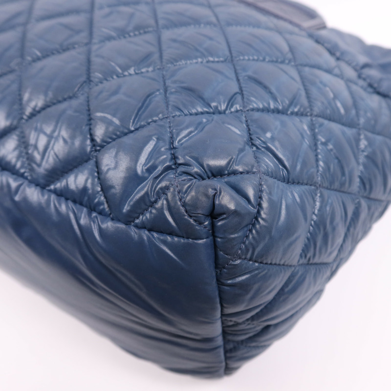 CHANEL 尼龍Coco Cocoon Small銀扣手挽袋-6