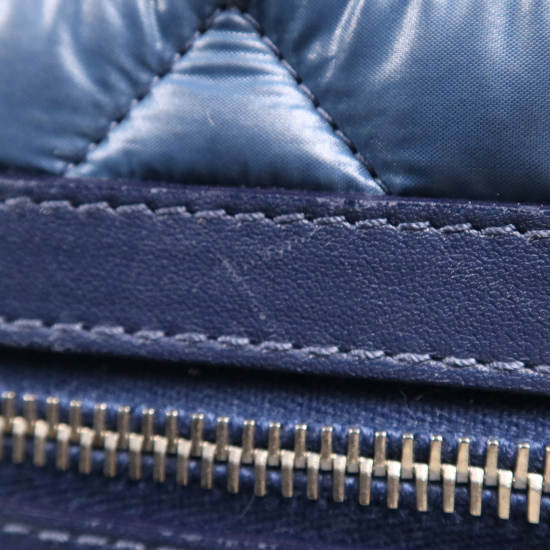 CHANEL 尼龍Coco Cocoon Small銀扣手挽袋-11