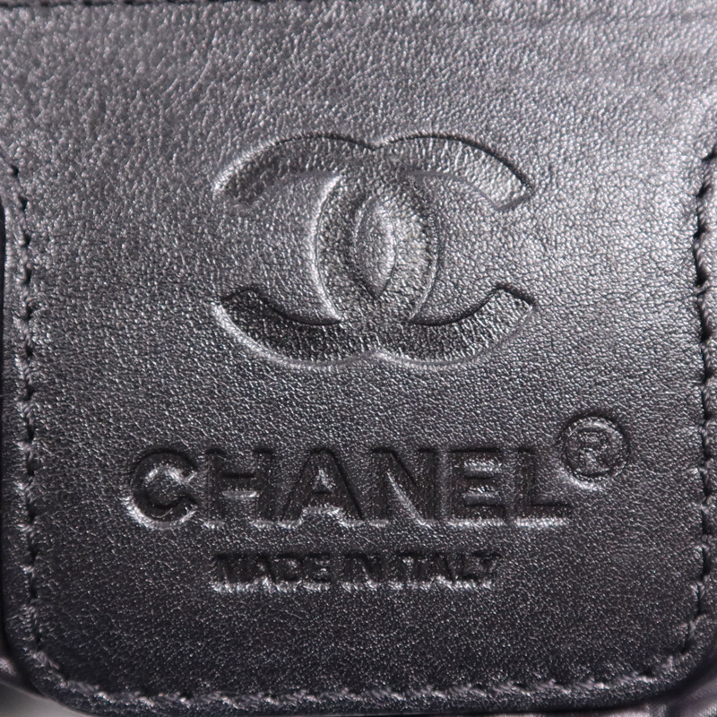 CHANEL 尼龍Coco Cocoon Small銀扣手挽袋-15