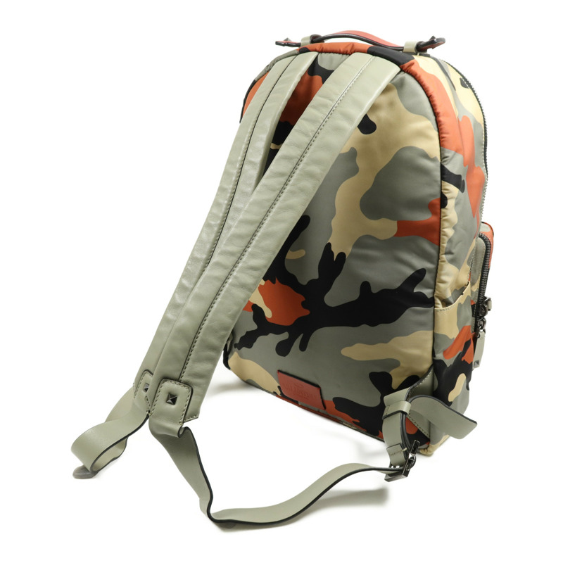 Valentino 尼龍Rucksack銀扣背包-4