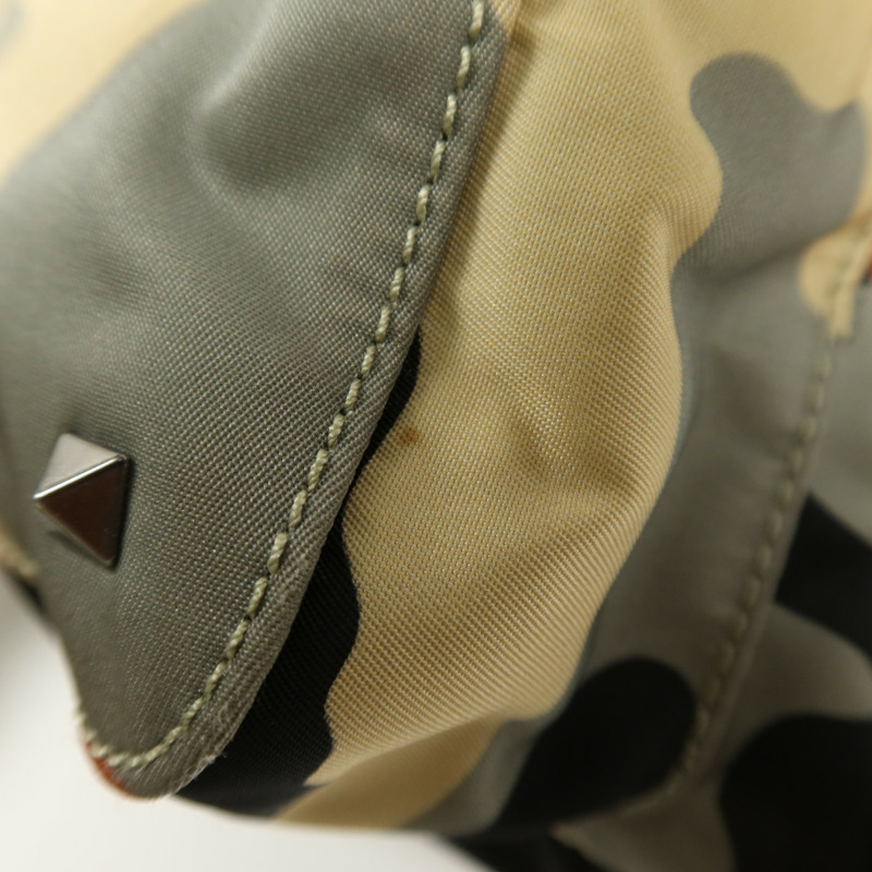 Valentino 尼龍Rucksack銀扣背包-10