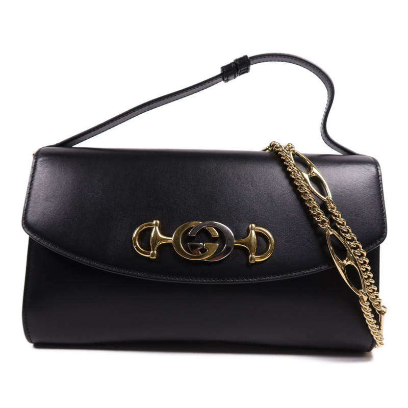 GUCCI 牛皮皮革Chain Shoulder Bag鏈帶肩背袋-0