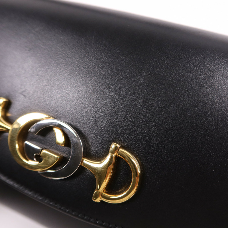 GUCCI 牛皮皮革Chain Shoulder Bag鏈帶肩背袋-13