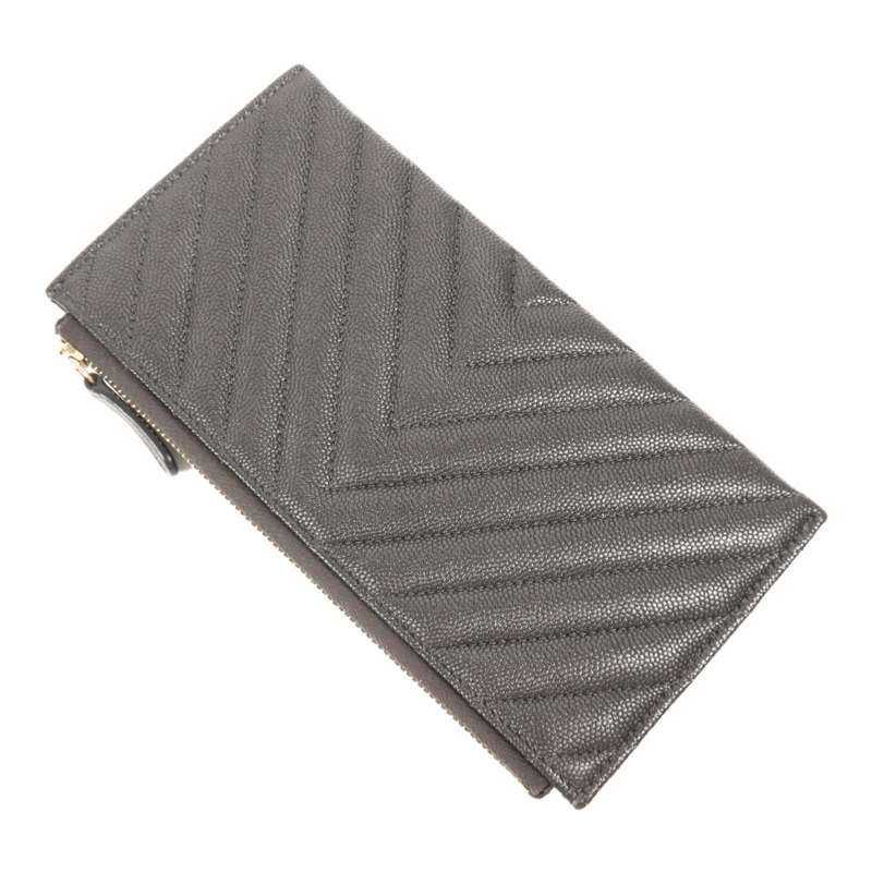 CHANEL 牛皮皮革Wallet金扣長錢包-3