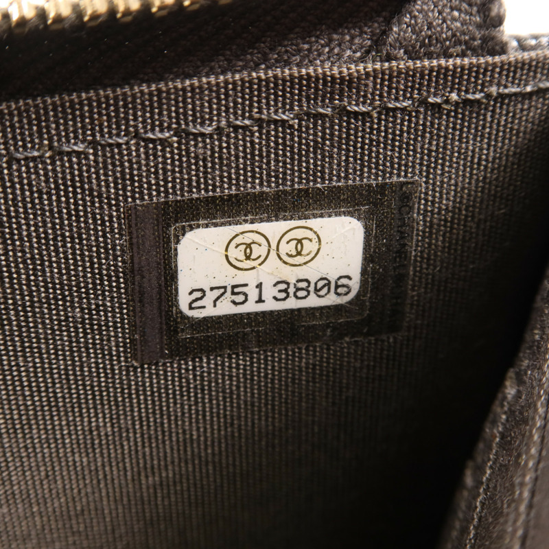 CHANEL 牛皮皮革Wallet金扣長錢包-6