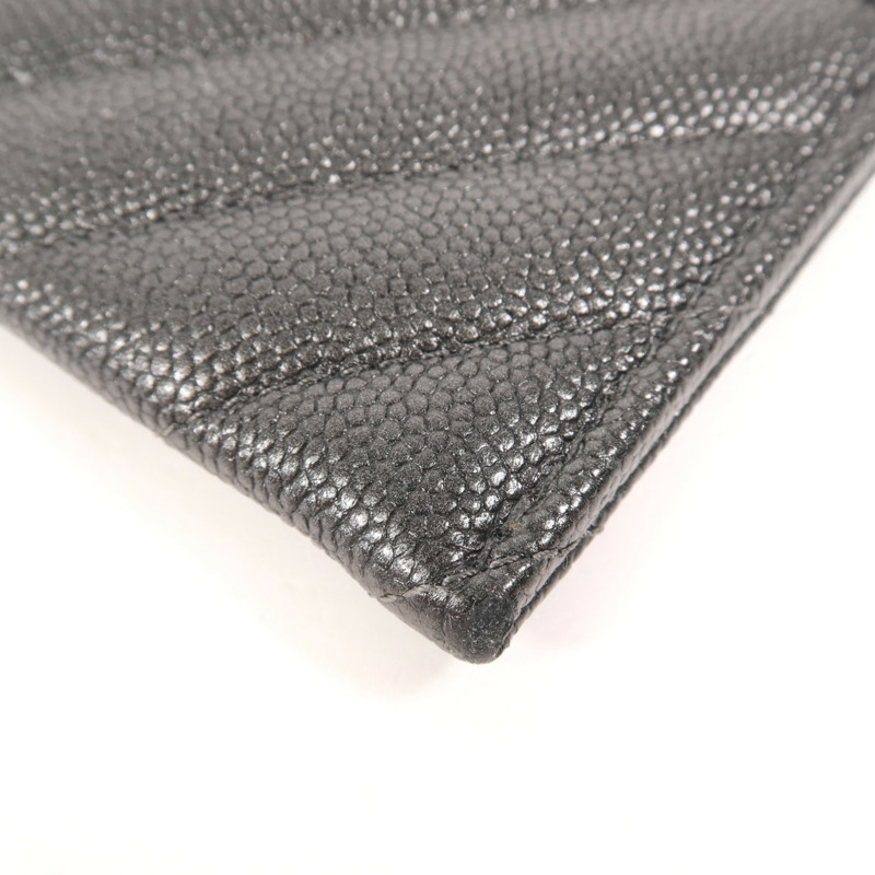 CHANEL 牛皮皮革Wallet金扣長錢包-7