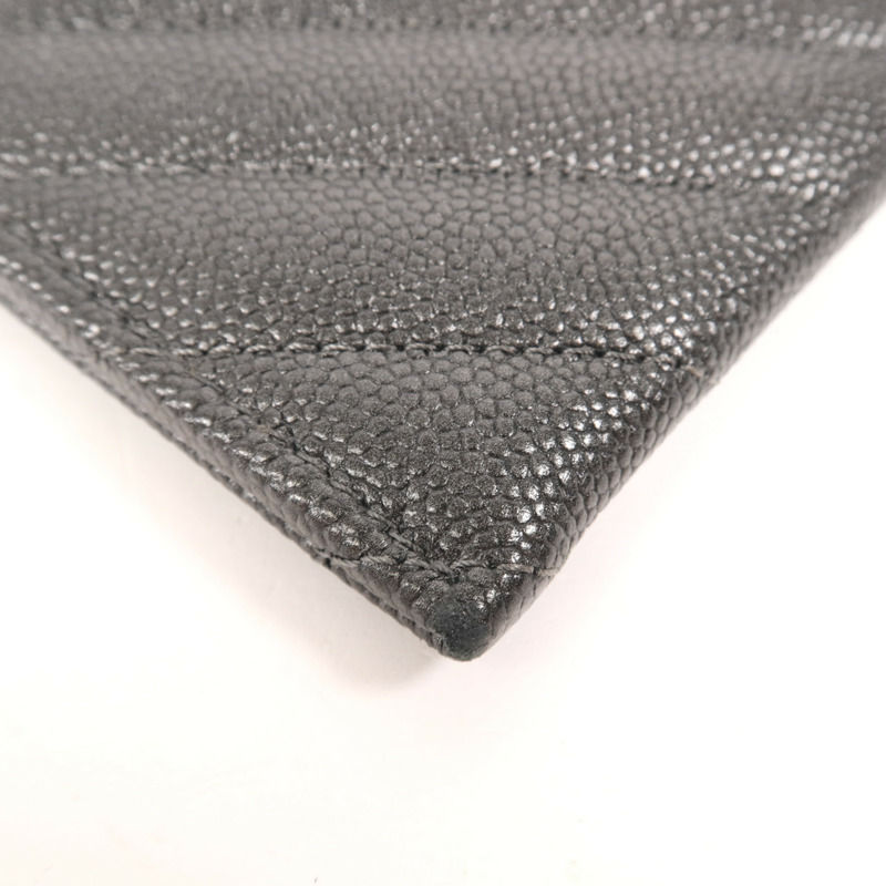 CHANEL 牛皮皮革Wallet金扣長錢包-8