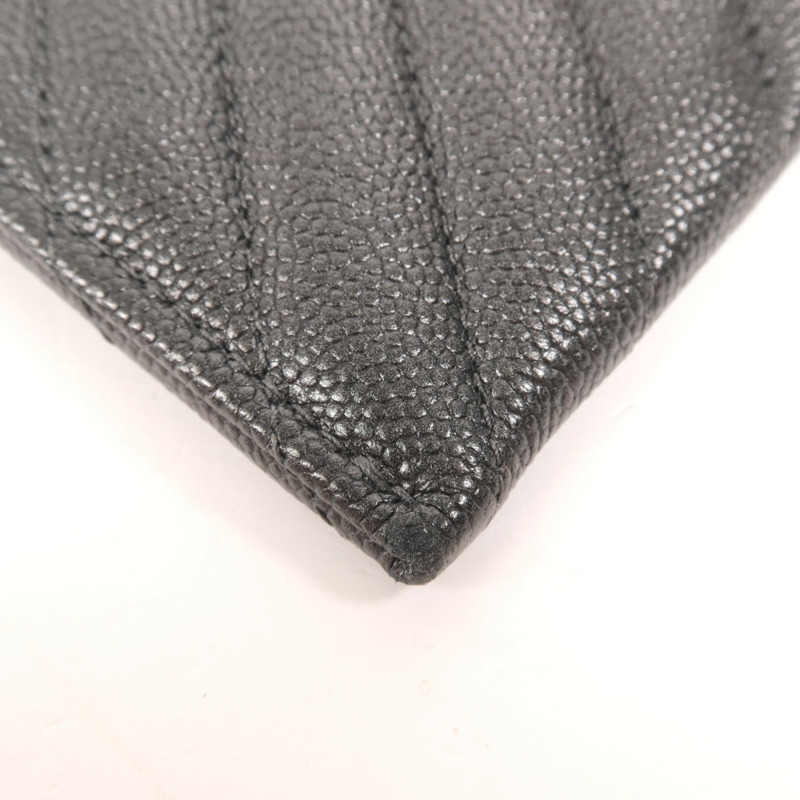 CHANEL 牛皮皮革Wallet金扣長錢包-10