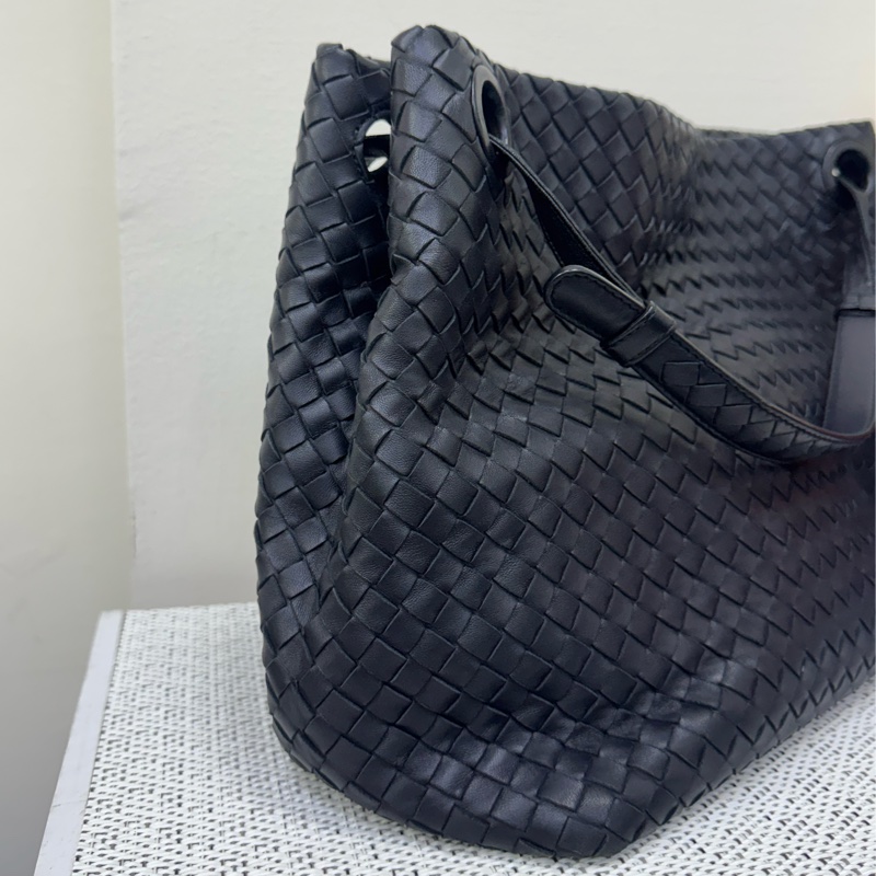 Bottega Veneta黑編織肩背包-2