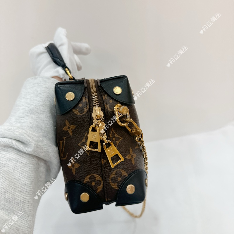 莉亞精品♡ LV 軟盒子包 九新美包-4