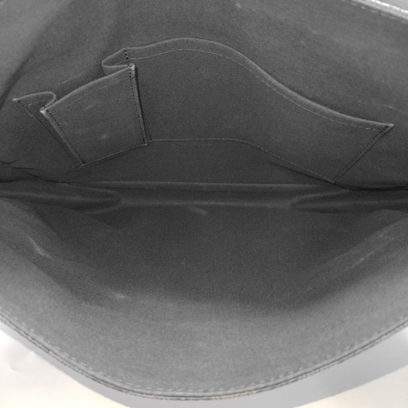 LOUIS VUITTON DISTRICT 灰色塗層帆布棋盤格斜背包肩背包 銀色五金-6