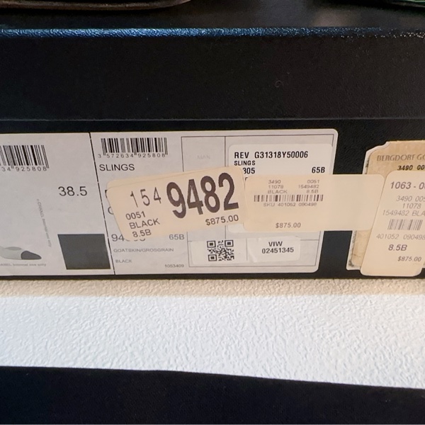 香奈兒Chanel 經典後繫帶中跟娃娃鞋 黑色山羊皮95成新38.5號-15