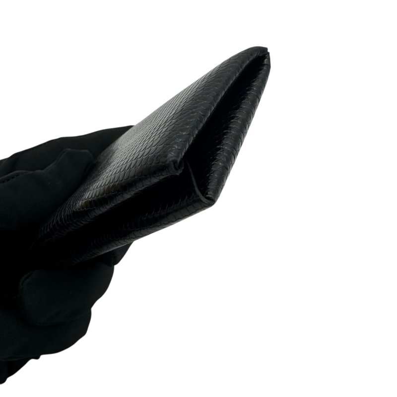 【美收精品】HERMES 黑色蜥蜴皮錢包 B-897【隔月月中將轉賣至日本 上架期限30天】-4