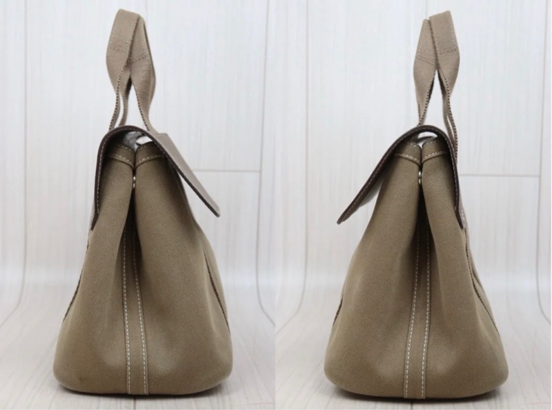 「JL精品代購」9新 Hermes 大象灰蘑菇包-3