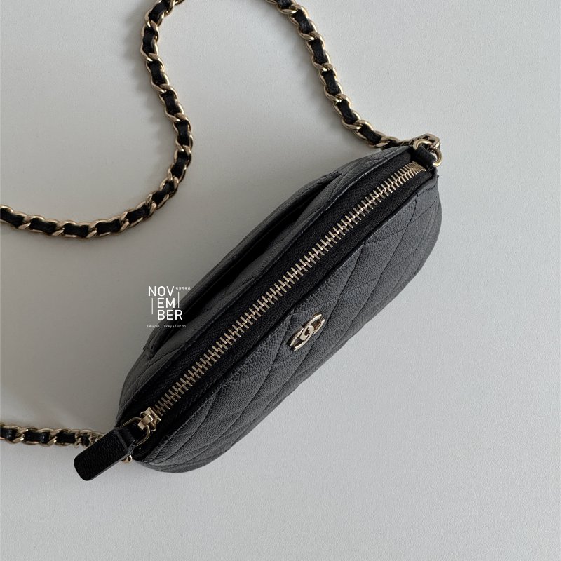 99新🆕 超可愛😻 Chanel 香奈兒 24S 貝殼包黑金迷你-2