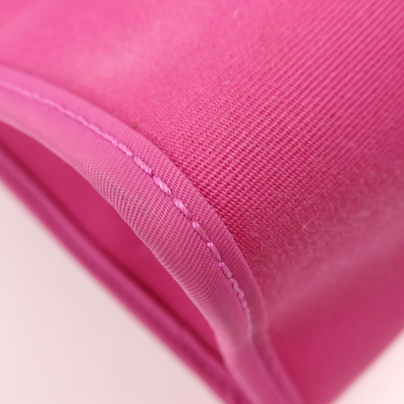 HERMES 帆布Herbag PM銀扣手挽肩背兩用袋Magnolia-10