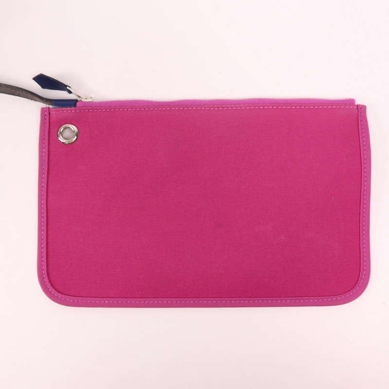 HERMES 帆布Herbag PM銀扣手挽肩背兩用袋Magnolia-17