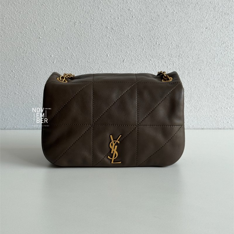 99新🆕 Saint Laurent YSL 聖羅蘭 Jamie 4.3 迷你 咖色-0