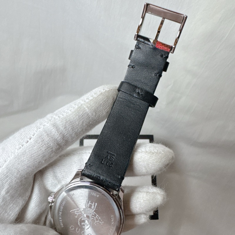 二手Gucci經典珊瑚蛇石英錶 Gucci手錶 Gucci錶 Gucci蜜蜂-12