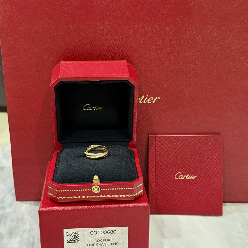 cartier trinty三環戒 小型款-1