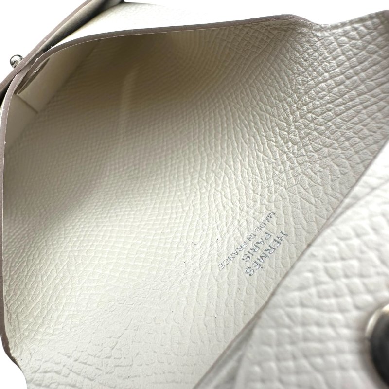 【美收精品】HERMES 米色零錢包 Y刻 B-899【隔月月中將轉賣至日本 上架期限30天】-7