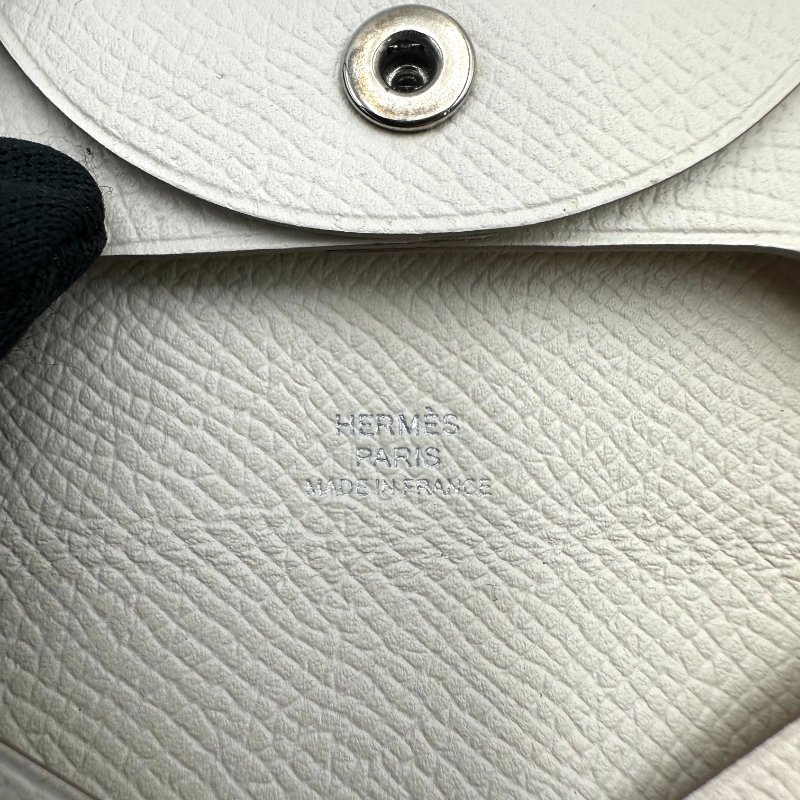 【美收精品】HERMES 米色零錢包 Y刻 B-899【隔月月中將轉賣至日本 上架期限30天】-8