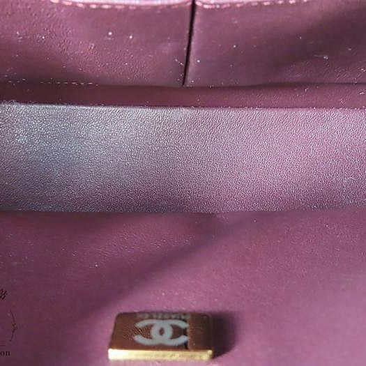 【巴黎站二手名牌專賣店】*現貨*CHANEL香奈兒真品*經典黑色菱格紋荔枝牛皮金雙C COCO 25 金鏈肩背包-3