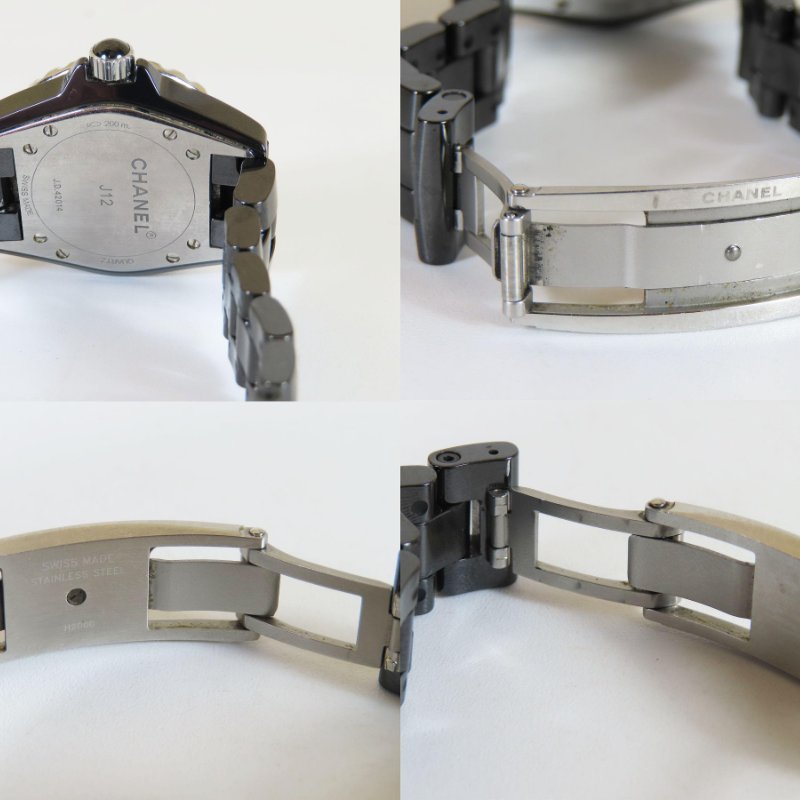 【巴黎站二手名牌專賣店】*現貨*CHANEL 香奈兒 真品*J12黑陶瓷33CM石英錶-3