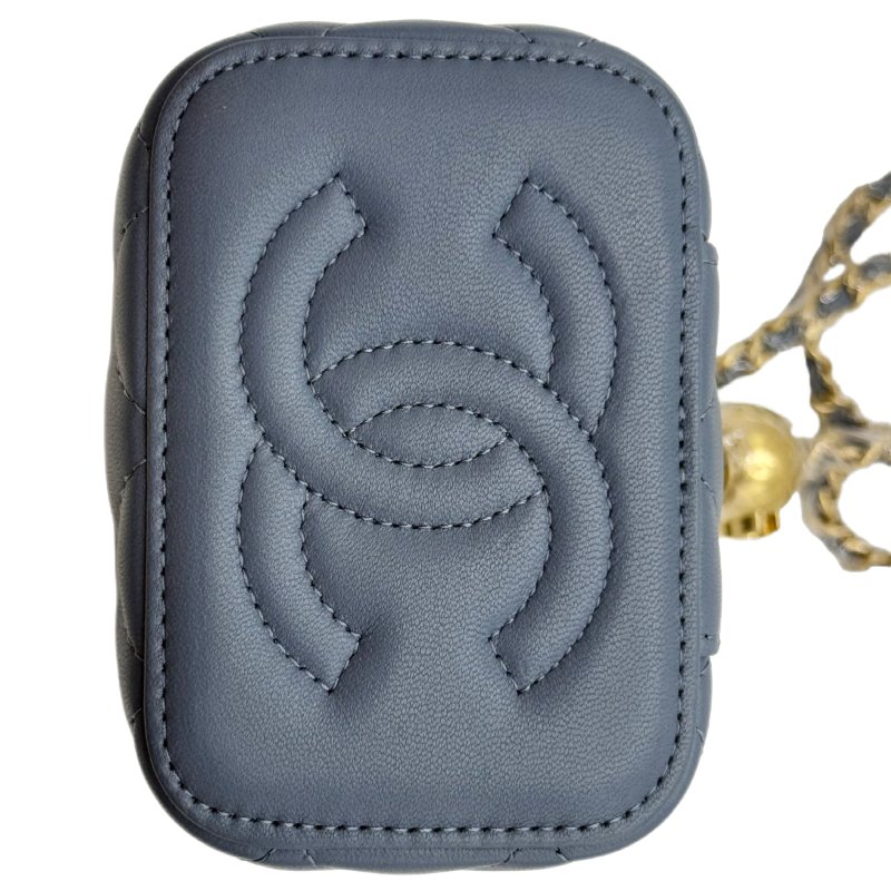 [ 2316 ]  香奈兒 Chanel 金球盒子包 霧霾藍（羊皮） 小號-2