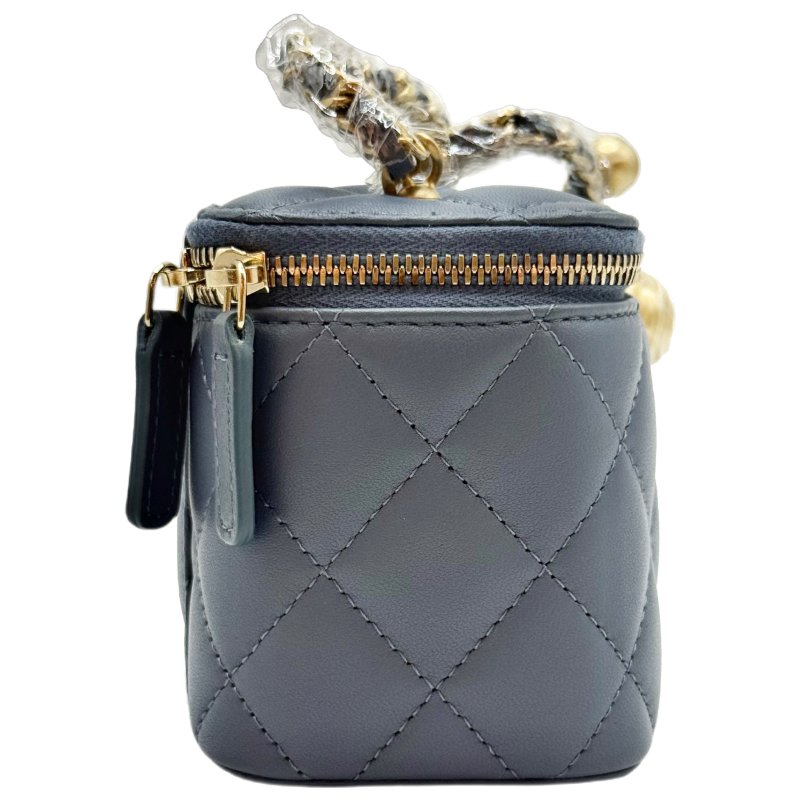 [ 2316 ]  香奈兒 Chanel 金球盒子包 霧霾藍（羊皮） 小號-3