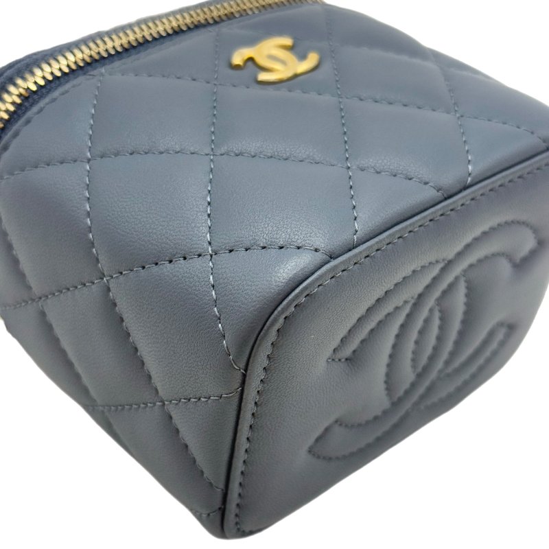 [ 2316 ]  香奈兒 Chanel 金球盒子包 霧霾藍（羊皮） 小號-5