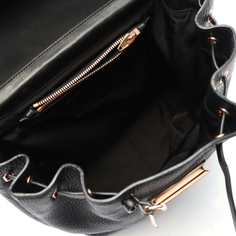 Alexander Wang PRISMA 雙肩背包,骷髏頭設計,黑色真皮,二手女款-2