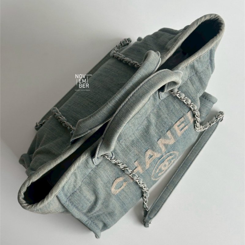 99新🆕 Chanel 香奈兒 23S 沙灘牛仔包 小號-3