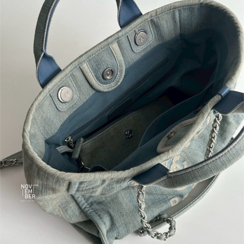 99新🆕 Chanel 香奈兒 23S 沙灘牛仔包 小號-4