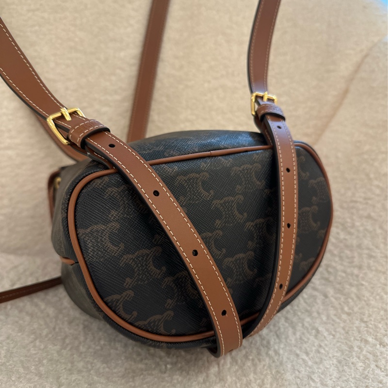 【全🆕】 Celine Folco mini書包 老花帆布拼牛皮背包 Backpack mini-3