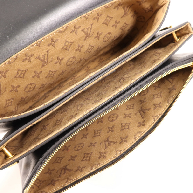 LOUIS VUITTON 皮革Rendez-Vous金扣肩背袋-9