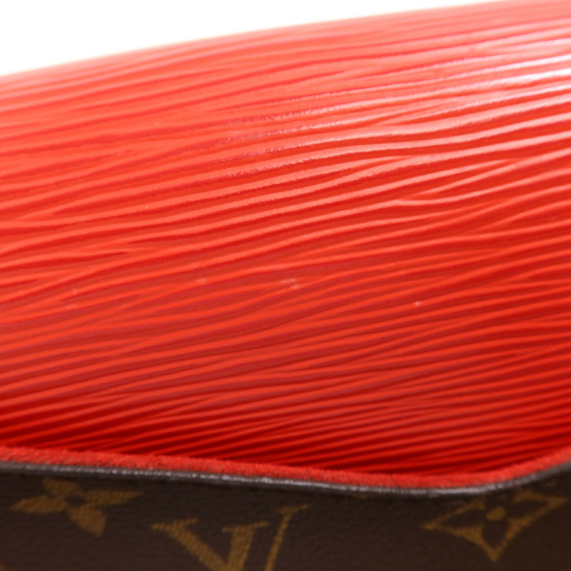 LOUIS VUITTON Monogram/Epi Saint Michel銀扣肩背袋-12