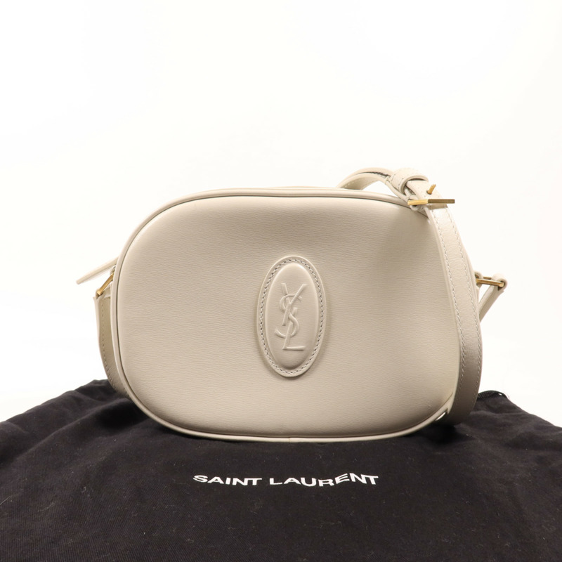 SAINT LAURENT 牛皮皮革Le 61 Camera Bag金扣肩背袋-12