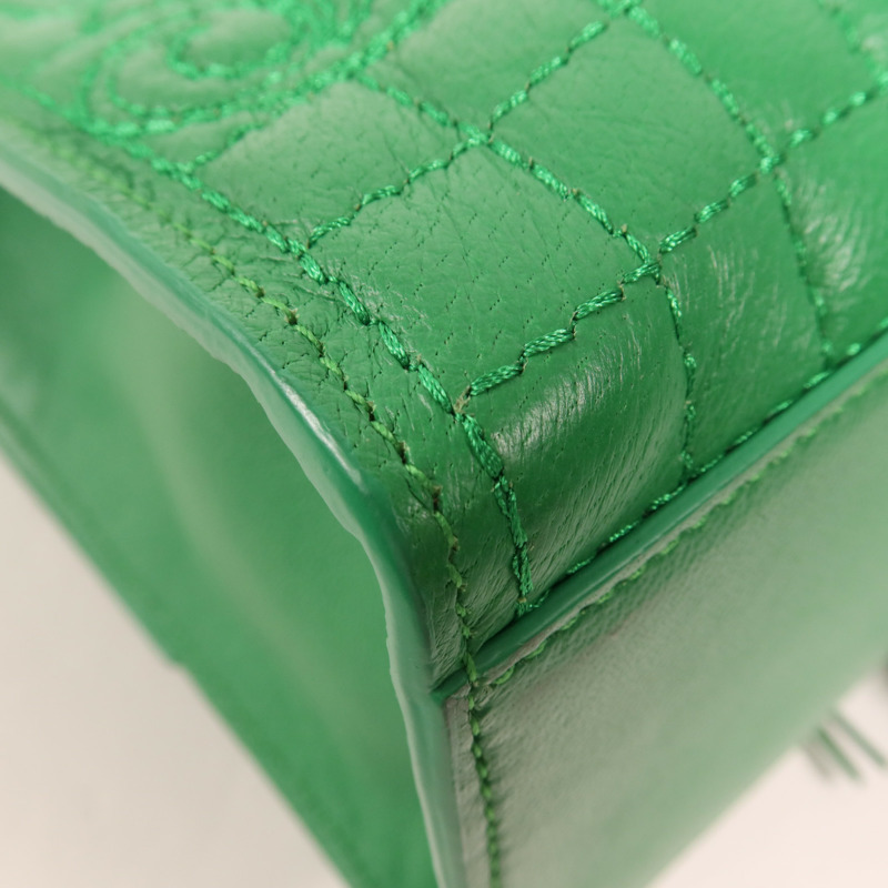 VERSACE 牛皮皮革Shoulder Bag金扣手挽肩背兩用袋-8