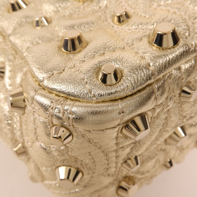 VERSACE 牛皮皮革Shoulder Bag金扣肩背袋-8