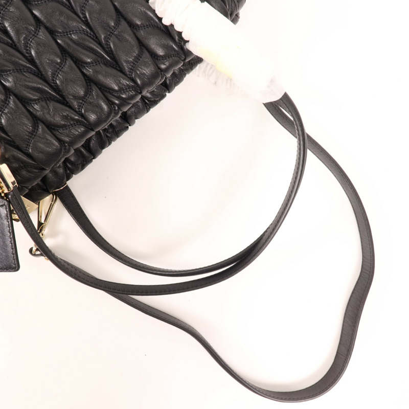 COACH 牛皮皮革2 Way Shoulder金扣手挽肩背兩用袋-4