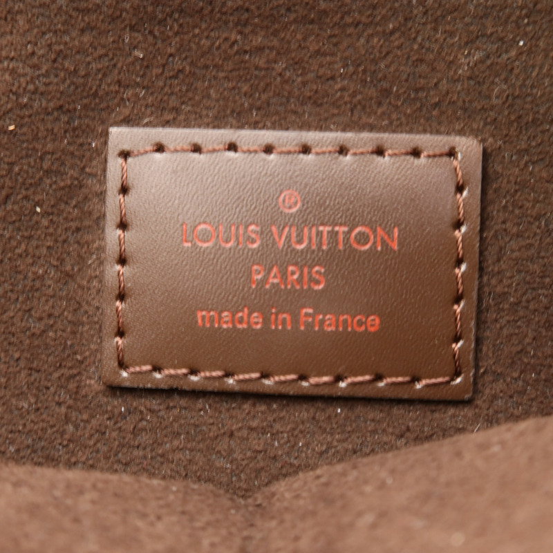 LOUIS VUITTON Damier Portobello PM金扣手挽袋-10