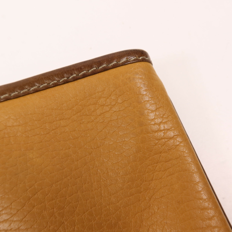 LOEWE 牛皮皮革Pouch金扣手拿包-18