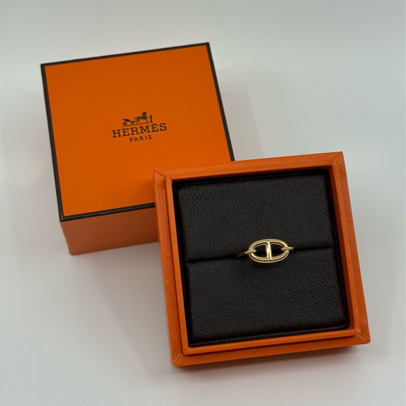 HERMÈS Chaîne d'Ancre 18k 介指-0